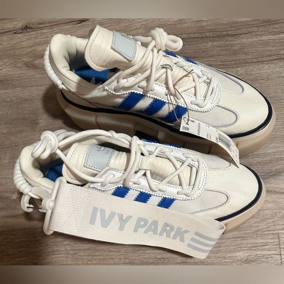 Adidas BEYONCÉ Ivy Park Rodeo Super Sleek White Royal Blue Sneakers SIZE 8 NWB - Picture 6 of 16